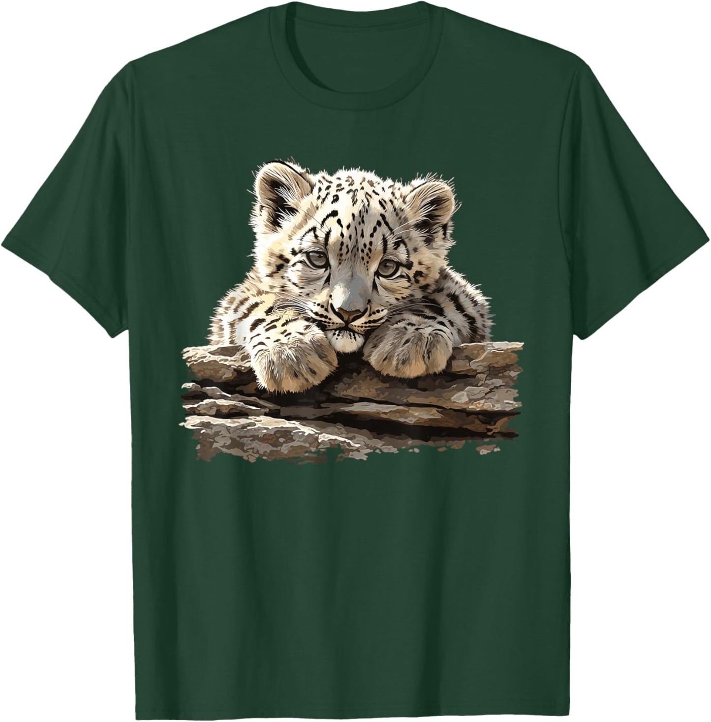 Snow Leopards Lovers Snow Leopard T-Shirt - T-Shirt | Forest