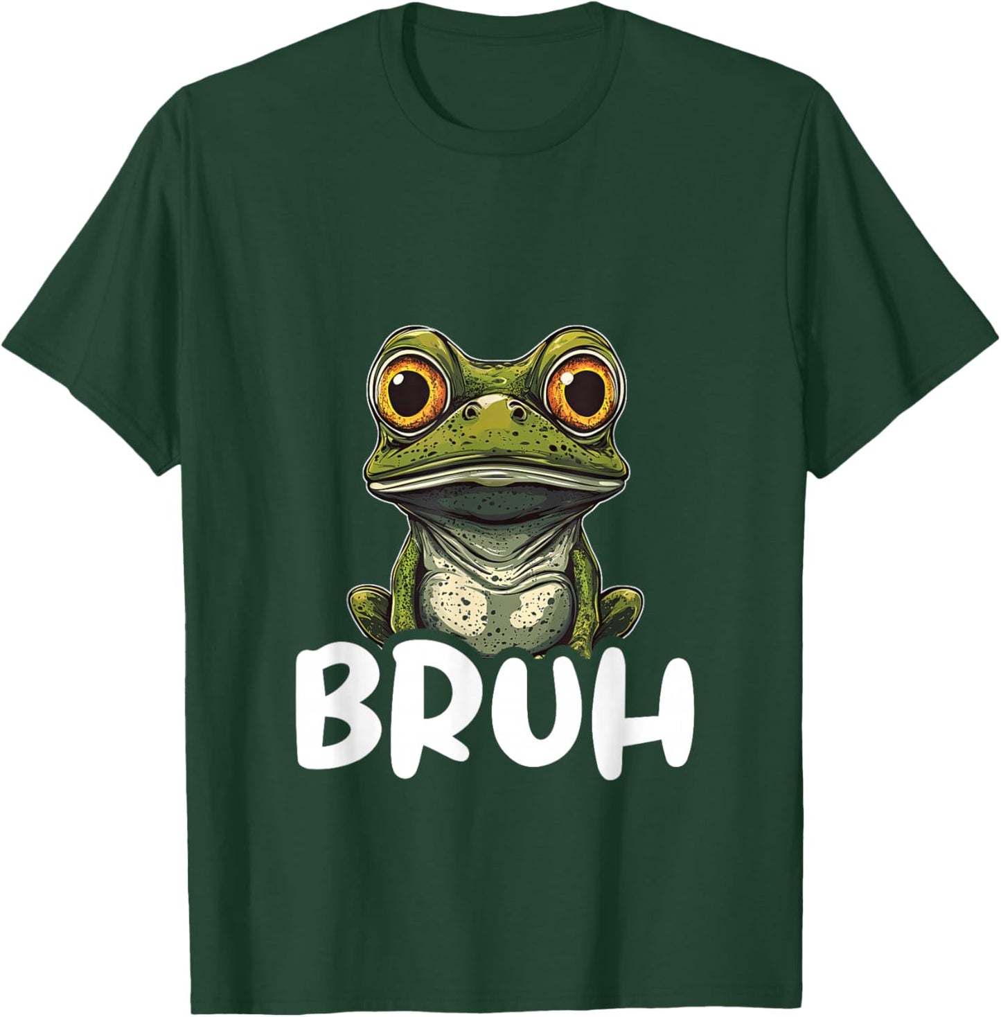 Frog Lover Bruh Funny Frog T-Shirt - T-Shirt | Forest