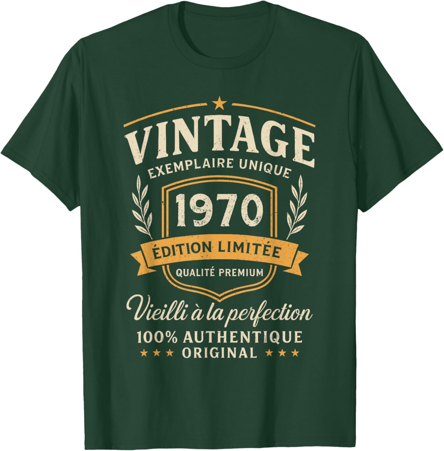 Birthday Gift 56 Years Vintage 1970 Humor 56 Years Man T-Shirt - T-Shirt | Forest