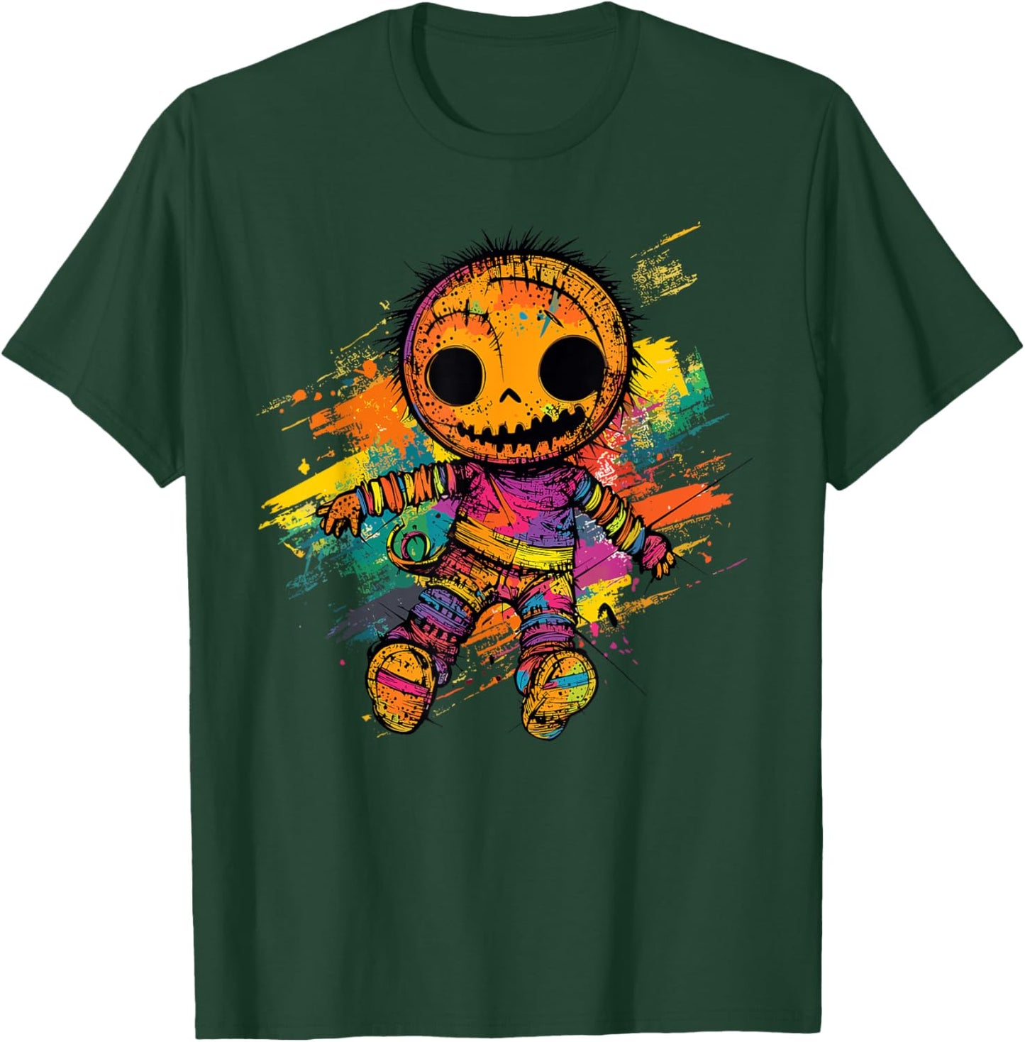 Voodoo Doll Creepy Cute Halloween T-Shirt - T-Shirt | Forest