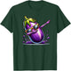 Coole Dabbende Aubergine mit Sonnenbrille T-Shirt - T-Shirt | Forest