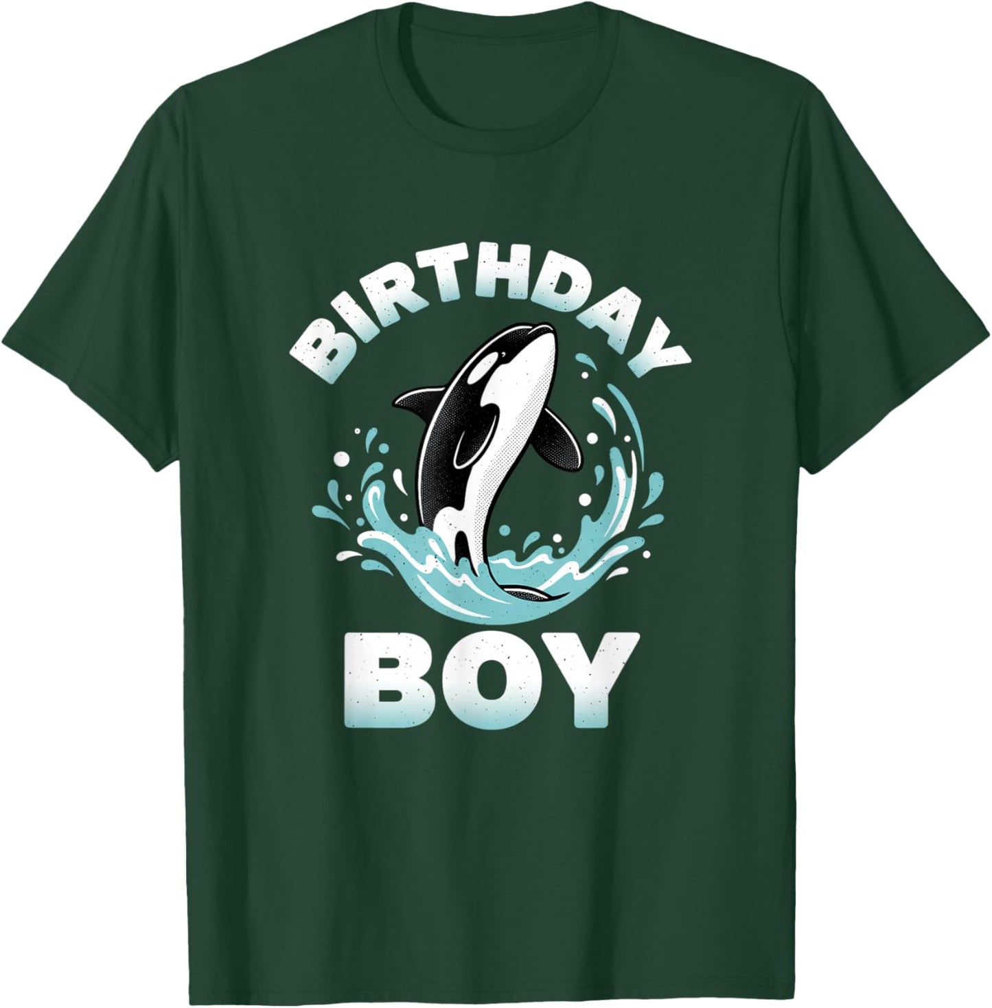 Whale Orca Whale Birthday Boy, Kids Ocean & Marine Life Fan T-Shirt - T-Shirt | Forest