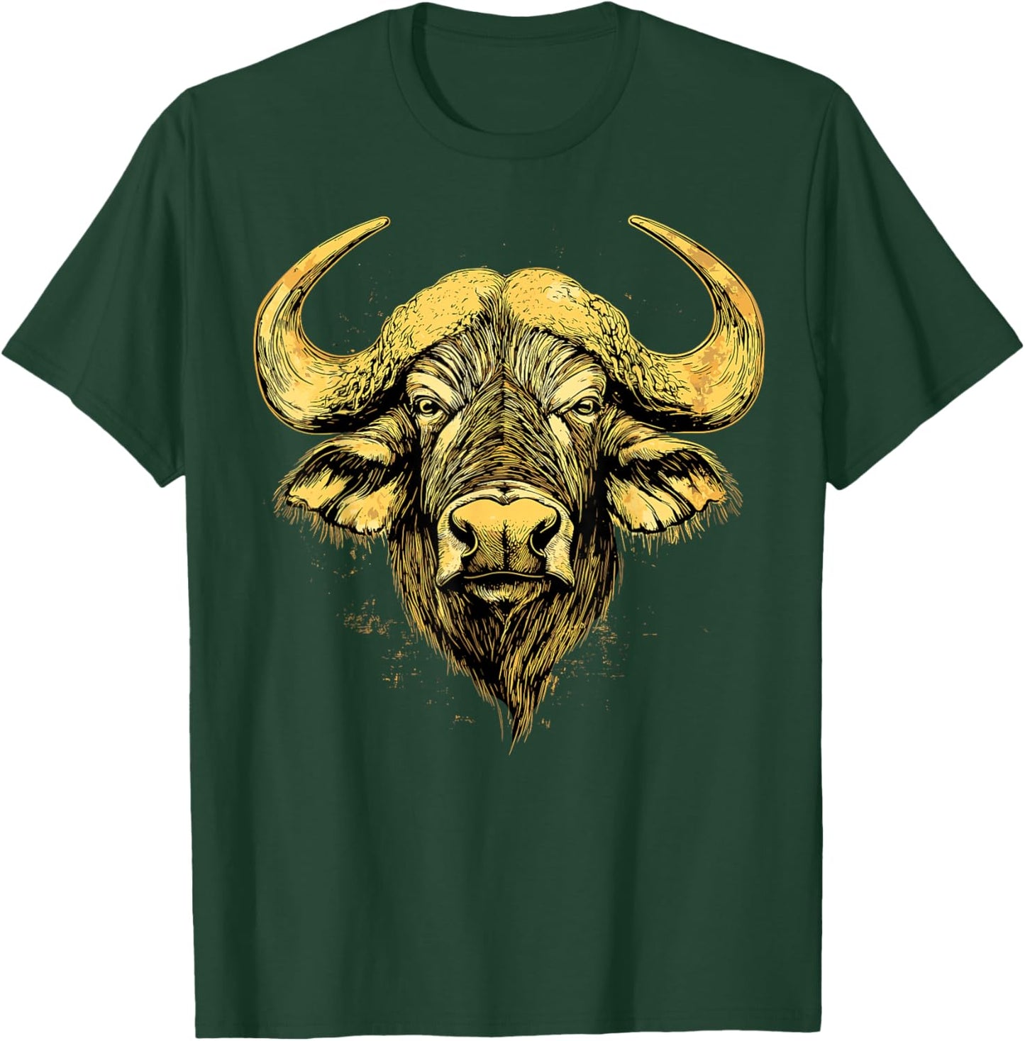 Buffalo Cape Water Buffalos Safari South African Buffalo T-Shirt - T-Shirt | Forest