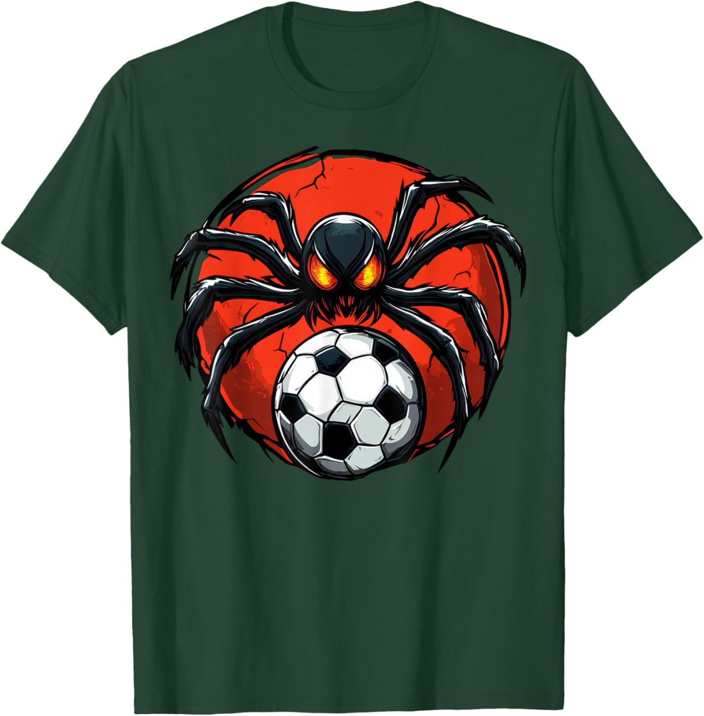 Spider Football / Football Spider T-Shirt - T-Shirt | Forest