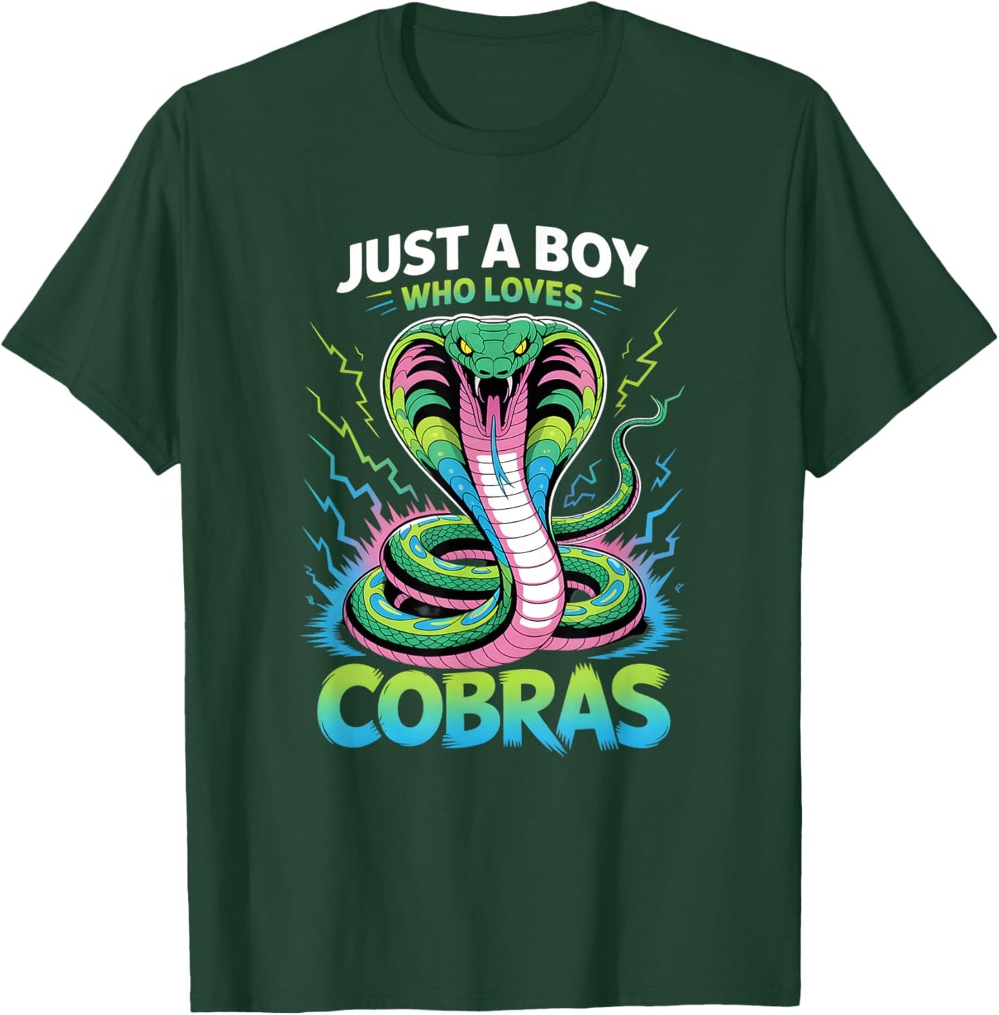 Boys Cobra T-Shirt - T-Shirt | Forest