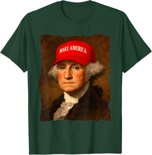 George Washington Make America T-Shirt - T-Shirt | Forest