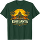 Koh Lanta Thailand Sunset Island Travel Design T-Shirt - T-Shirt | Forest