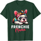 Funny Frenchie Mama French Bulldog Bandana Dog Lover T-Shirt - T-Shirt | Forest
