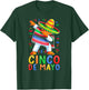 Cinco De Mayo Shirt Boys Men Kids Dabbing Poncho Mexican T-Shirt - T-Shirt | Forest