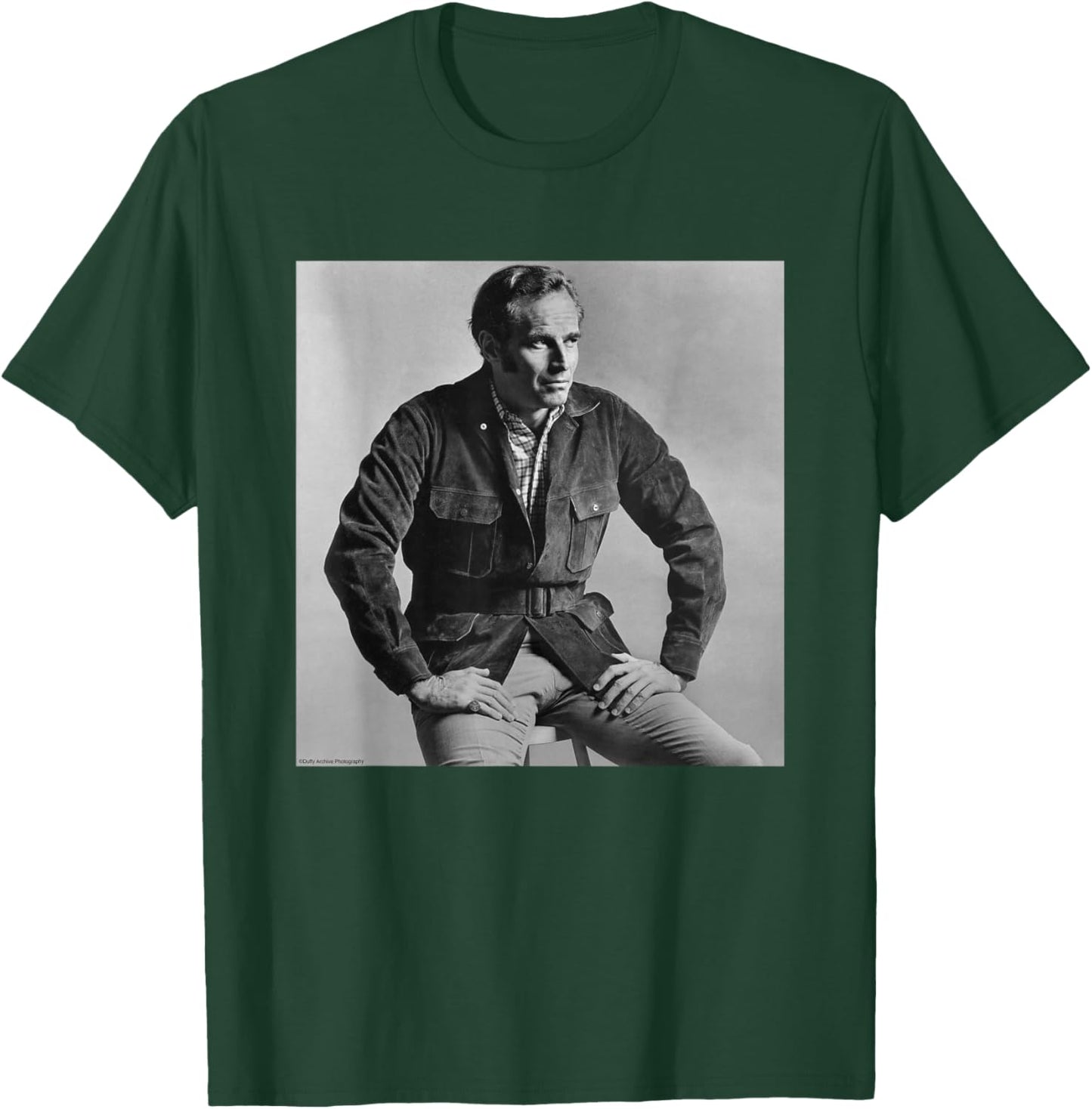 Charlton Heston Ben-Hur Actor Duffy Archive Photography T-Shirt - T-Shirt | Forest