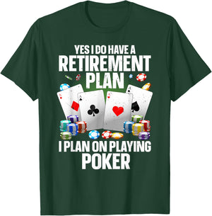 Funny Poker Design Women Poker Player Poker Lover T-Shirt - T-Shirt | Forest
