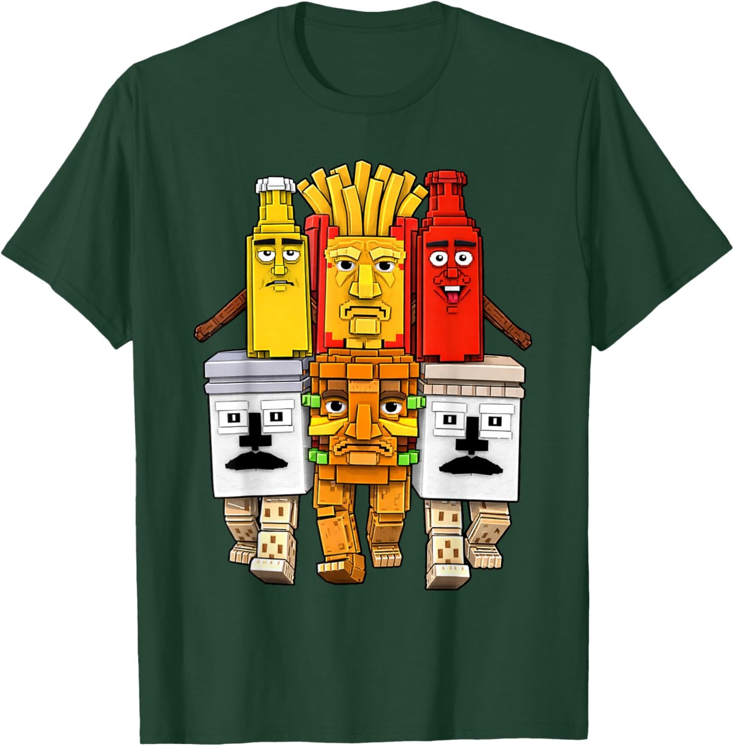 La Food Combinasion Funny Brainrot for Kids Teens T-Shirt - T-Shirt | Forest
