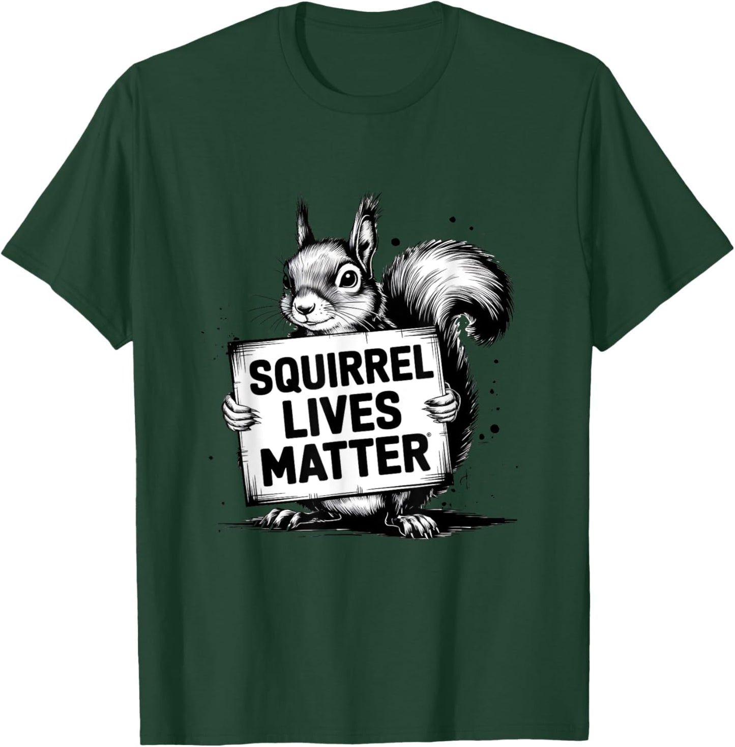Squirrel Lives Matter Perfect Squirrel, Animal Lover Cute T-Shirt - T-Shirt | Forest