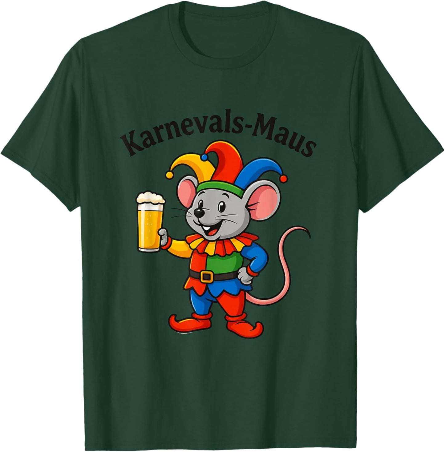 Carnival Mouse with Kölsch T-Shirt - T-Shirt | Forest