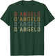 Vintage Style D'Angelo First Name Funny Love Heart D'Angelo T-Shirt - T-Shirt | Forest