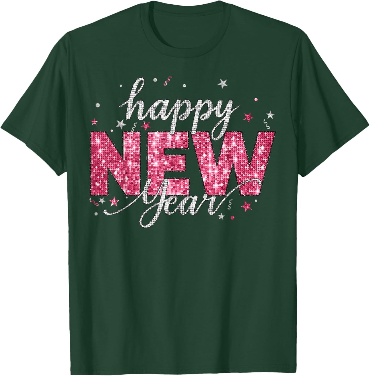 Happy New Year 2026 New Year's Eve Countdown Party Family T-Shirt - T-Shirt | Forest
