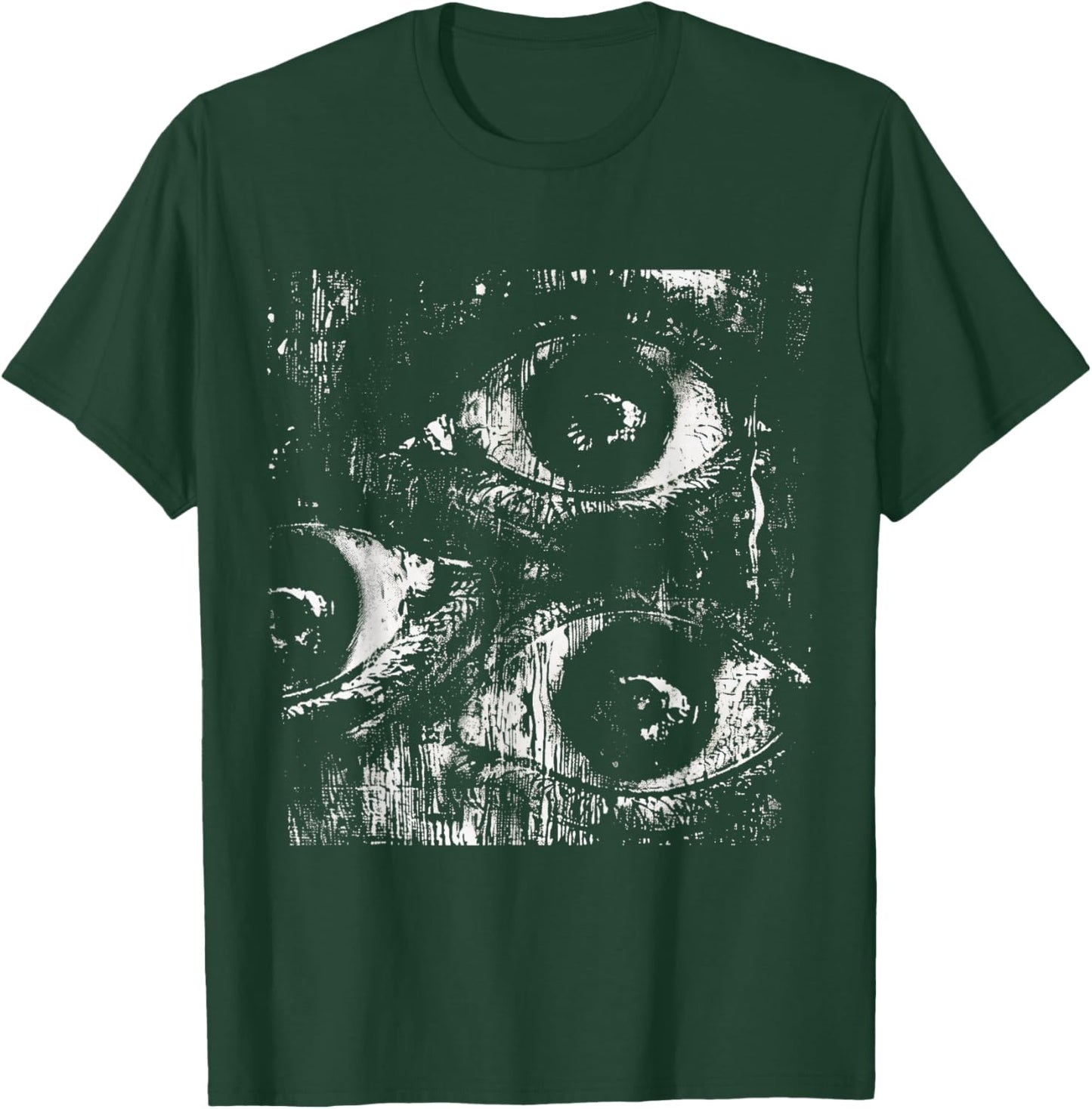 Eyes Weird Goth Grunge Eyeballs Alt Odd Strange Aesthetic T-Shirt - T-Shirt | Forest