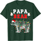 Papa Bear Christmas Santa Family Matching Pajamas Women Men T-Shirt - T-Shirt | Forest