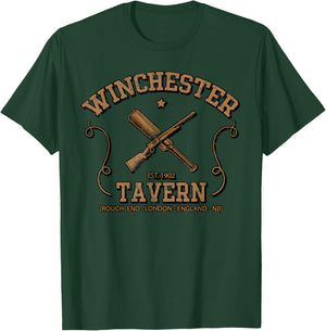 The Dead Winchester Shaun Of Zombie Movie Tavern T-Shirt - T-Shirt | Forest