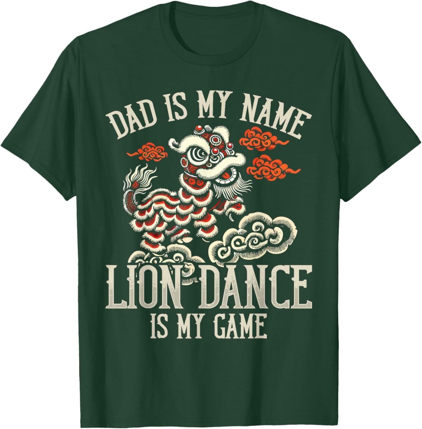 Lion Dance Lunar New Year Chinese New Year Lion Dance T-Shirt - T-Shirt | Forest