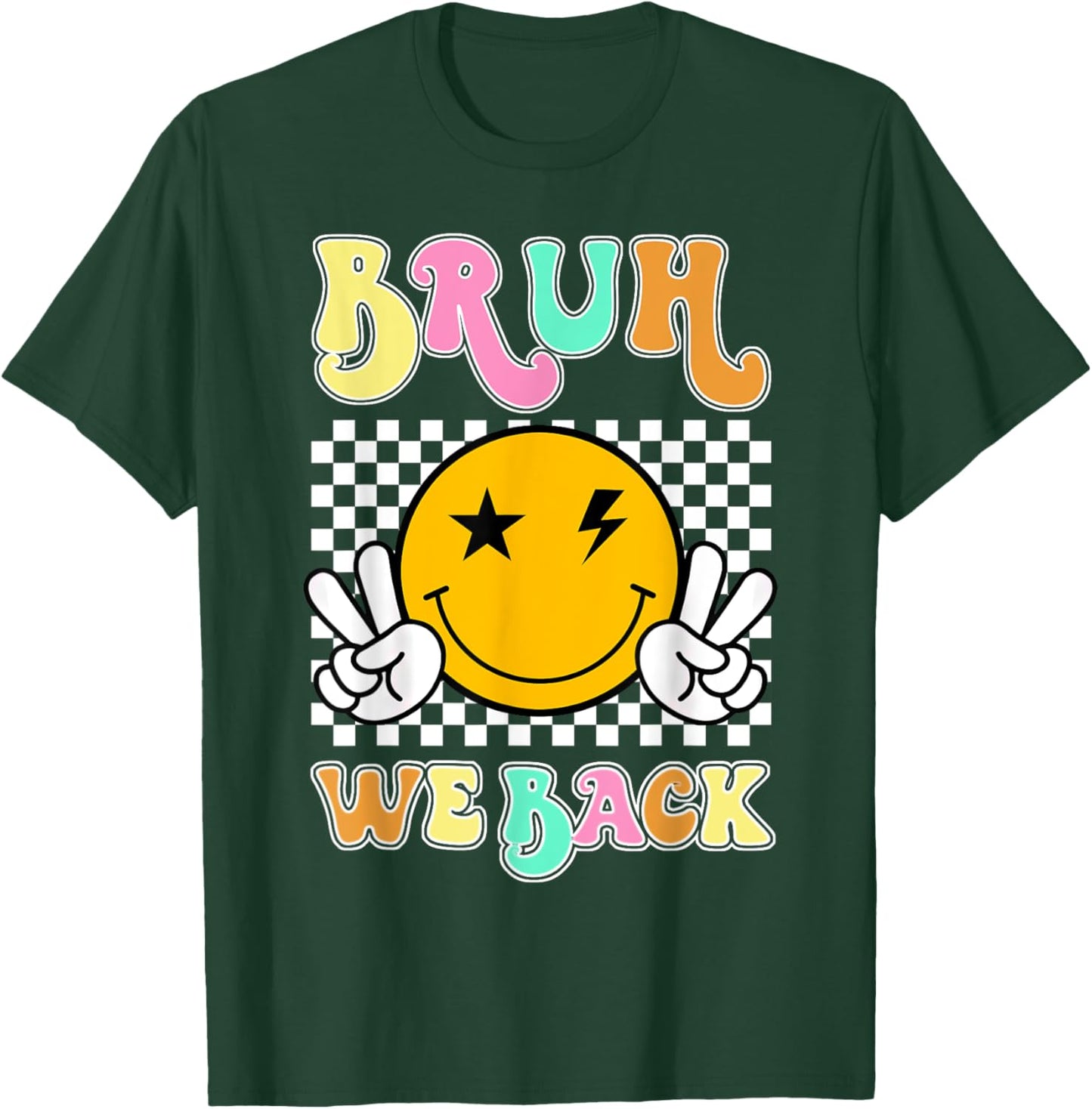 Back To School Groovy Back to School For Teachers Boy Girl T-Shirt - T-Shirt | Forest