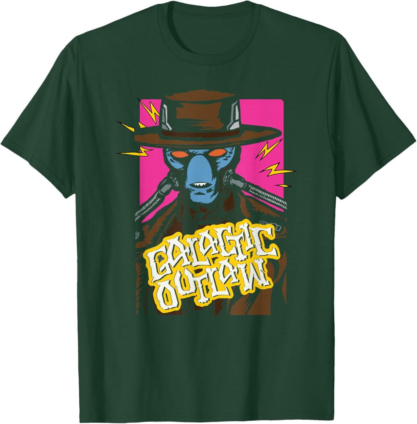 Star Wars Galactic Outlaw Cad Bane Surprised Comic Panel T-Shirt - T-Shirt | Forest