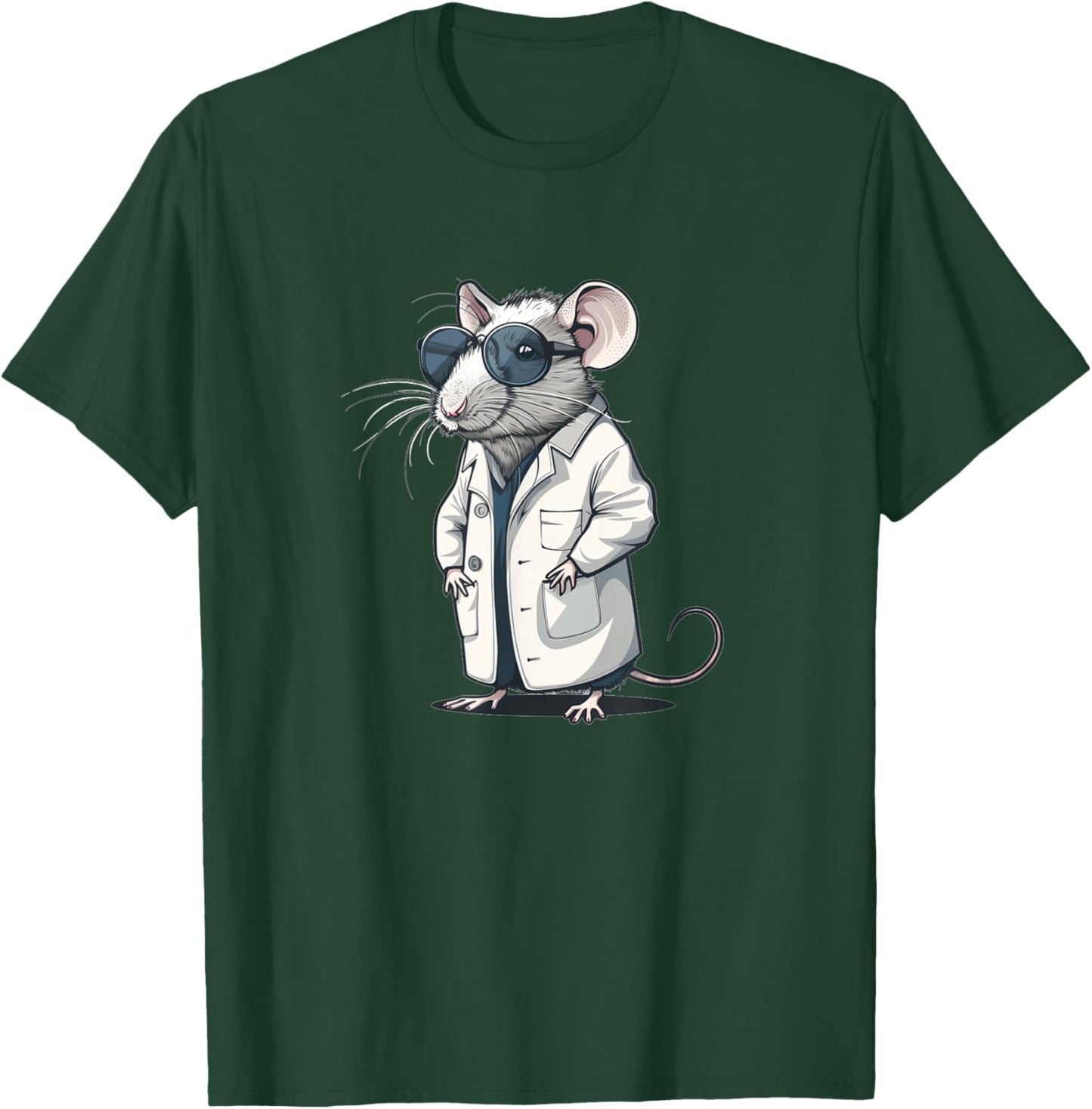 Funny Lab Rat Costume for Science and Laboratory Lovers T-Shirt - T-Shirt | Forest