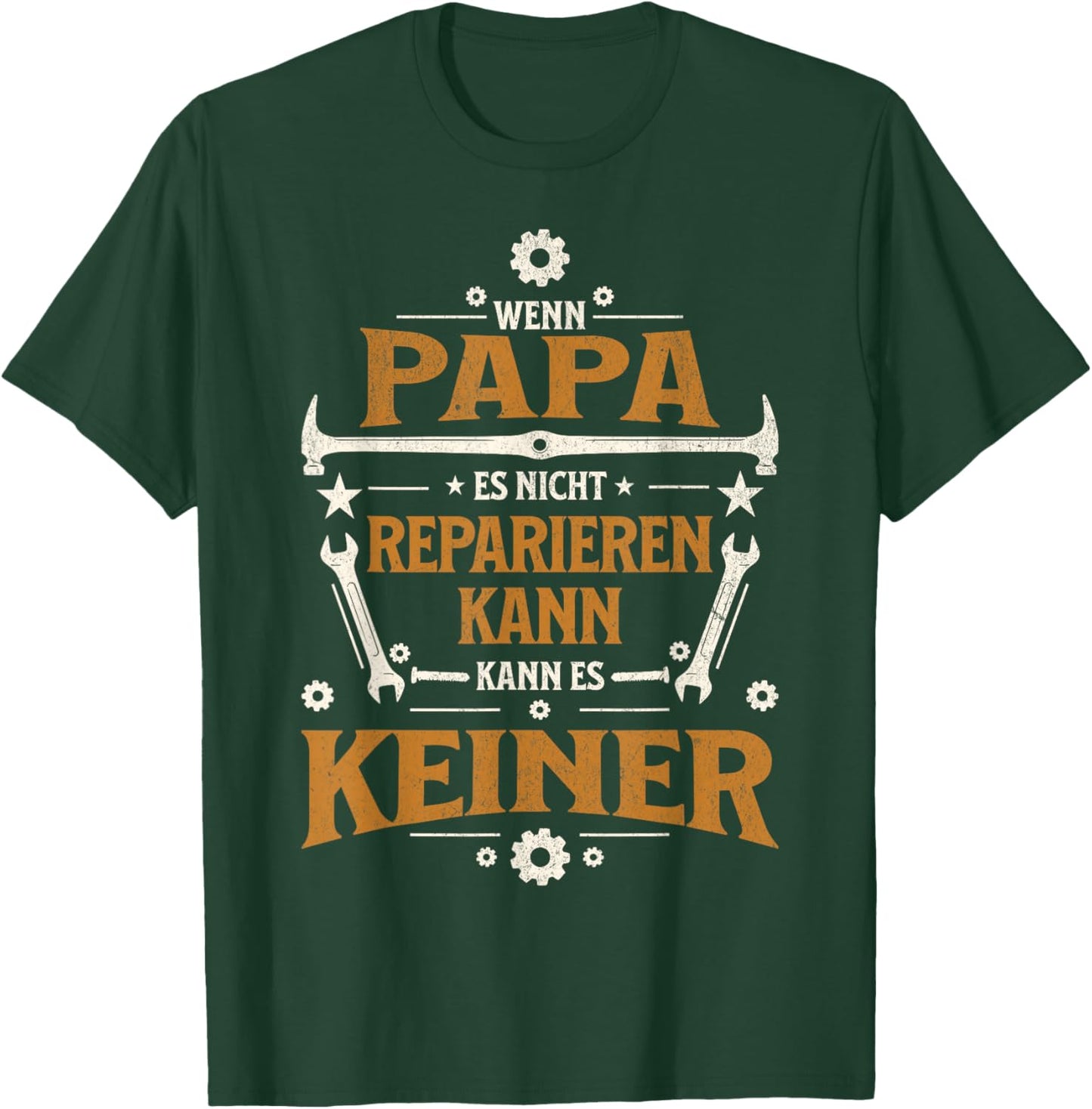 Wenn Papa es Nicht reparieren kann Lustiges Handwerker Papa T-Shirt - T-Shirt | Forest