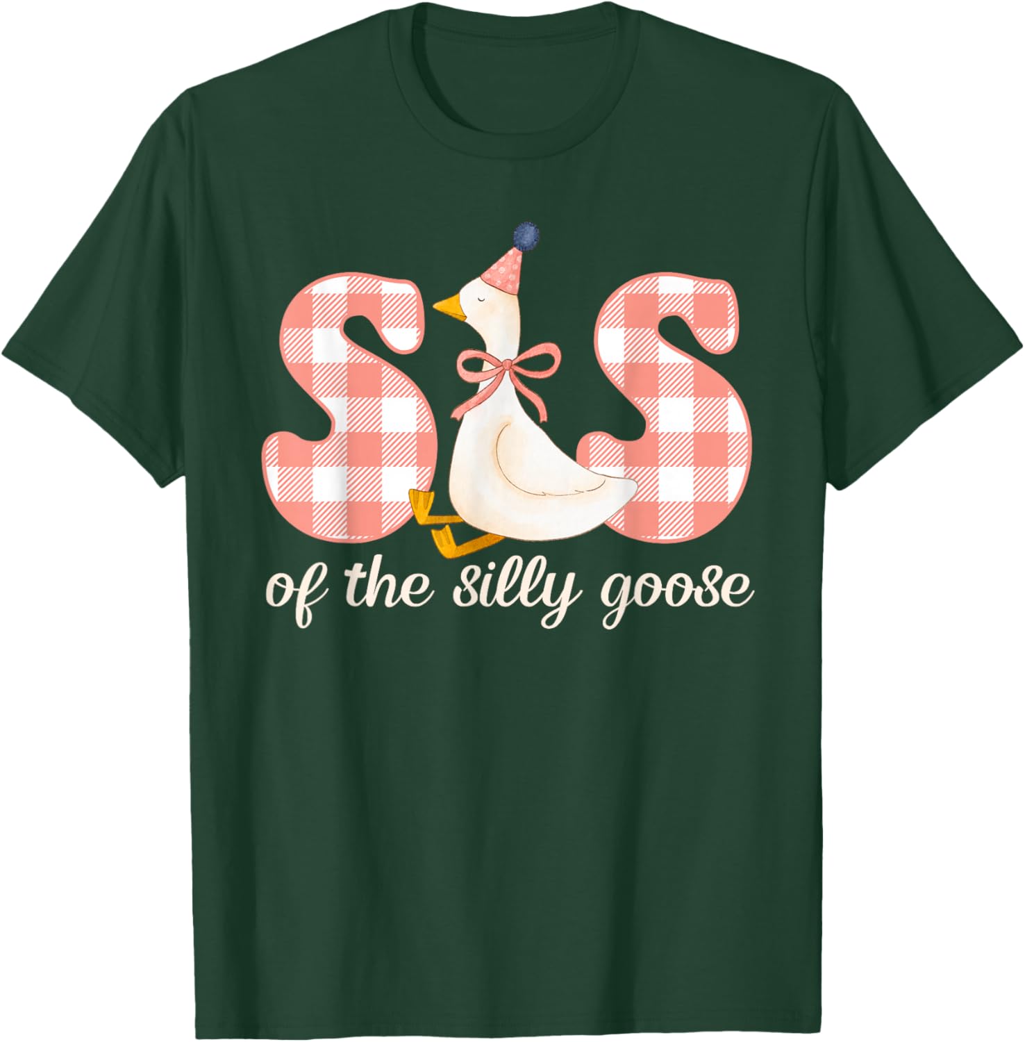 Sister of The Silly Goose Birthday Girl Family Matching T-Shirt - T-Shirt | Forest
