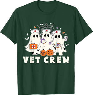 Vet boo crew Veterinarian veterinary technician Halloween T-Shirt - T-Shirt | Forest