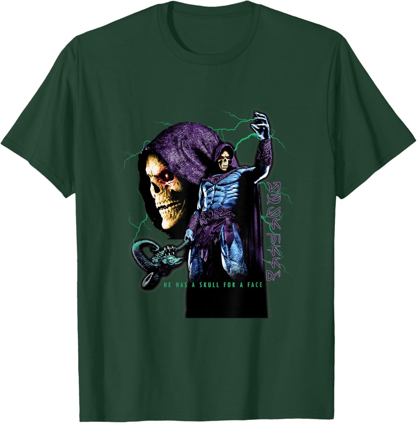 Masters of the Universe Skull for A Face T-Shirt - T-Shirt | Forest