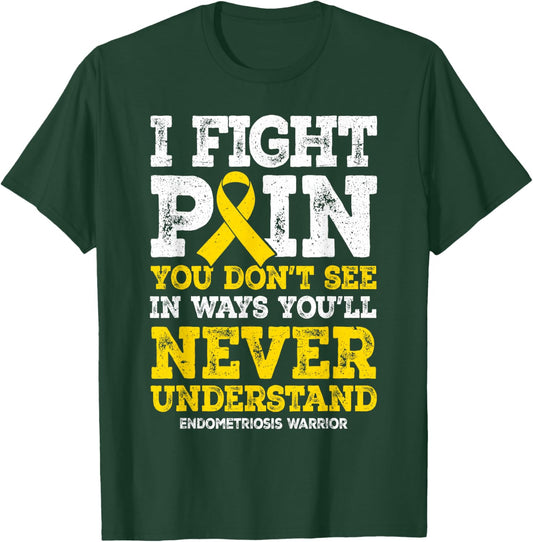 Endometriosis Disease Endo Warrior T-Shirt - T-Shirt | Forest