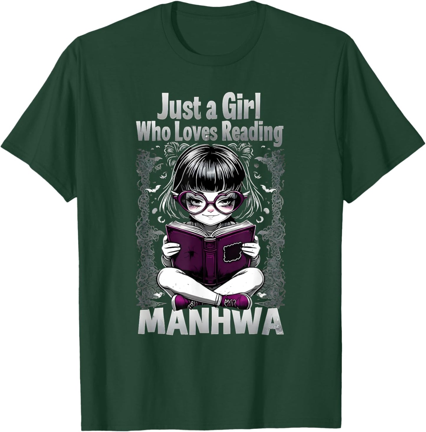Just a Girl Who Loves Reading Manhwa T-Shirt - T-Shirt | Forest