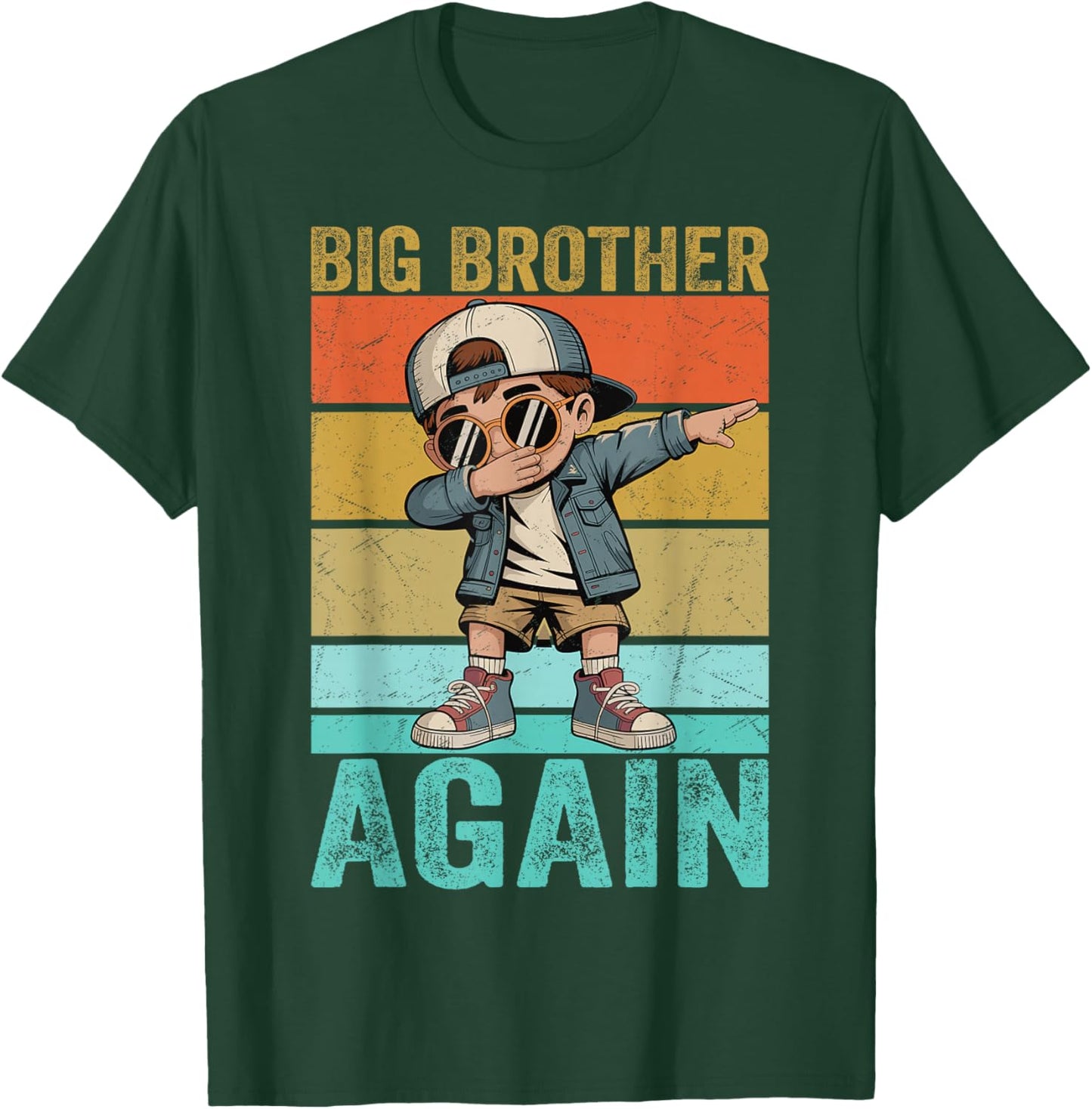 Big Brother Again Dabbing Big Brother Announcement for Boys T-Shirt - T-Shirt | Forest