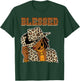 Blessed Cowgirl Black Western Swag African Christian Woman T-Shirt - T-Shirt | Forest