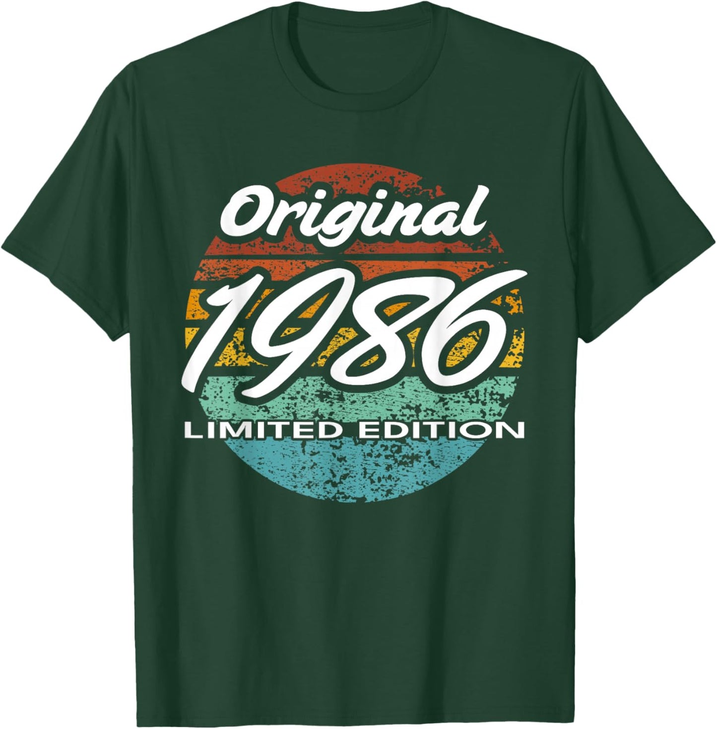 40th Birthday Man Woman 40 Years 1986 Funny Gift T-Shirt - T-Shirt | Forest