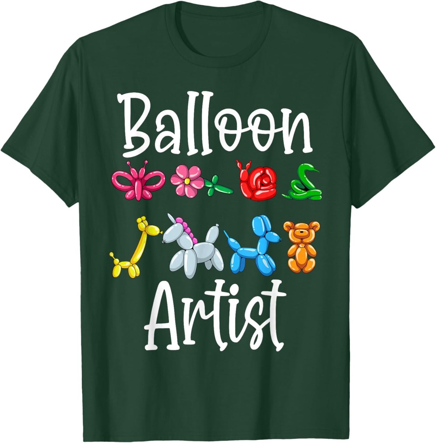 Funny Balloon Artist Twister Animal Twisting Balloons Lovers T-Shirt - T-Shirt | Forest
