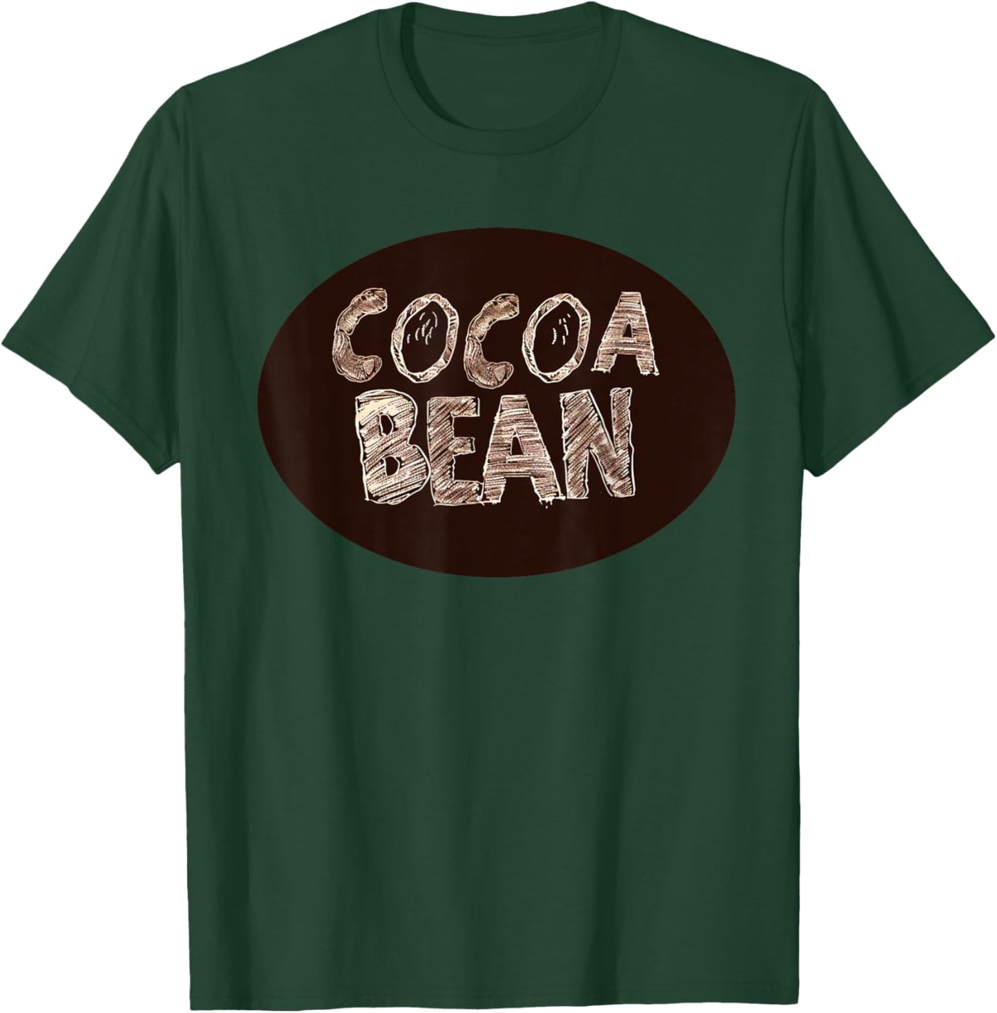 Funny Cocoa Bean Costume for Chocolate Boys and Girls T-Shirt - T-Shirt | Forest