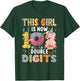Girl Costume 10 Double Digits Funny 10th Birthday Pig T-Shirt - T-Shirt | Forest