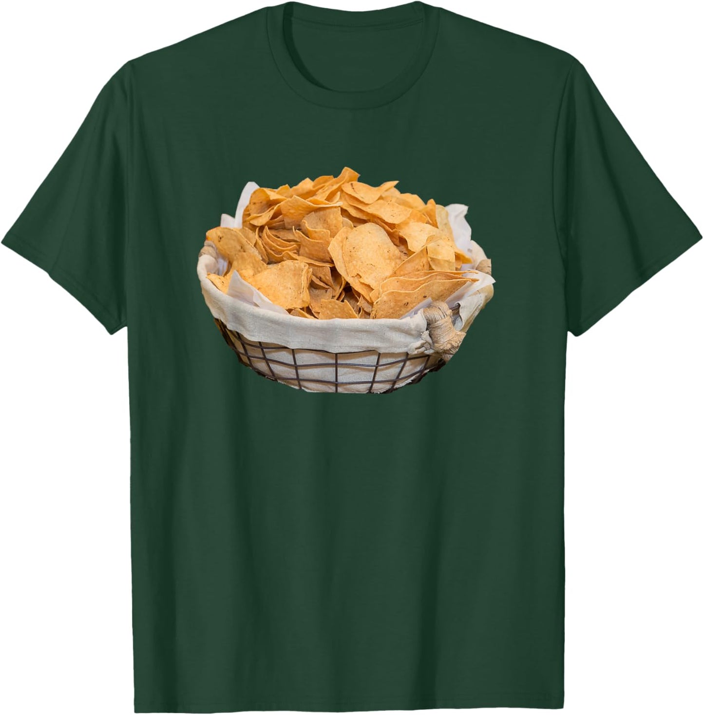 Tortilla Chips Halloween Costume Crunchy Corn Chips Snack T-Shirt - T-Shirt | Forest