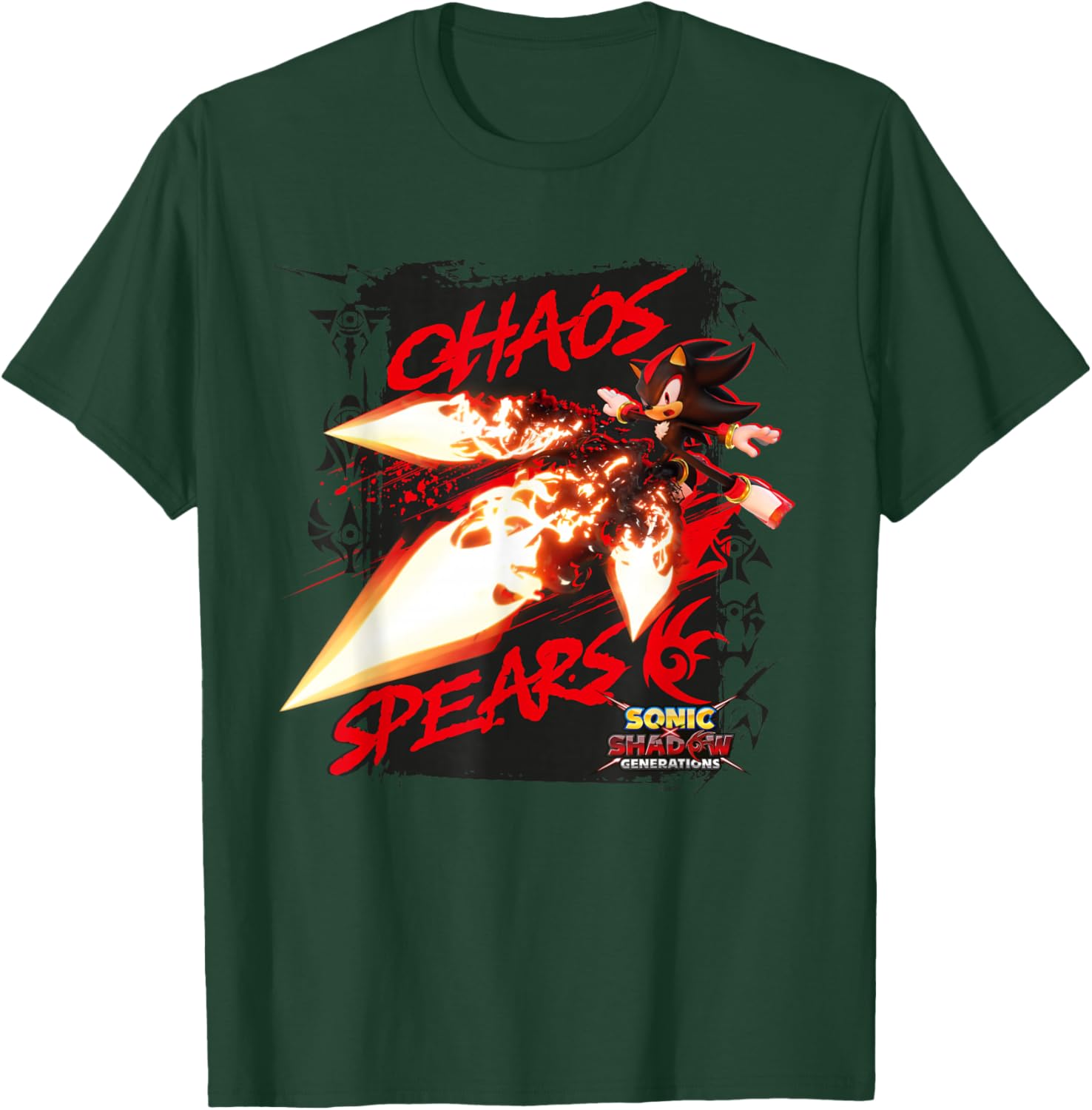 Sonic the Hedgehog, Sonic X Shadow Generations Chaos Spears T-Shirt - T-Shirt | Forest