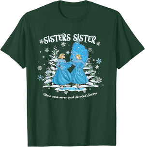 Christmas Sisters Movie 1954 White Snow Xmas Holiday Vintage T-Shirt - T-Shirt | Forest