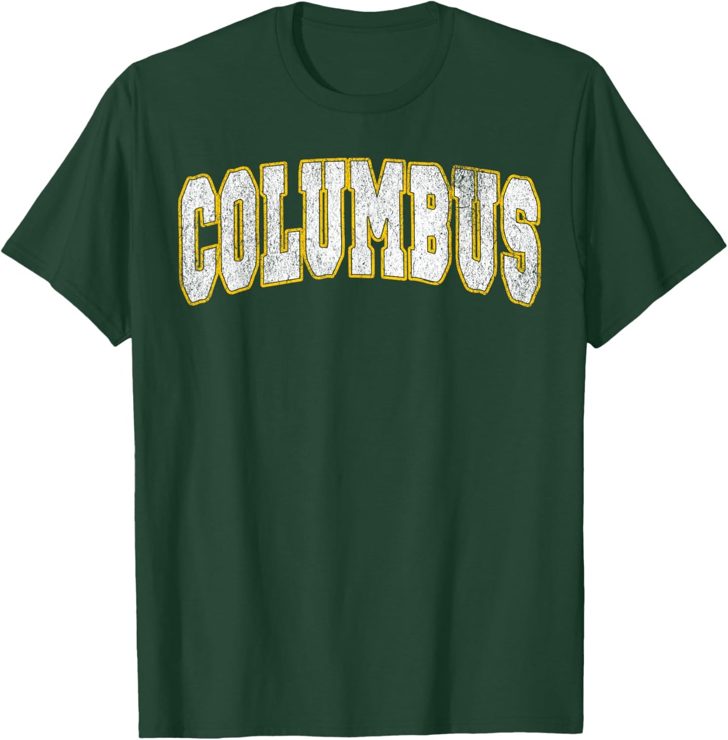 Columbus Vintage City T-Shirt - T-Shirt | Forest