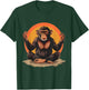 Meditation Monkey Spiritual Yoga Zen Buddha Hindu Buddhist T-Shirt - T-Shirt | Forest