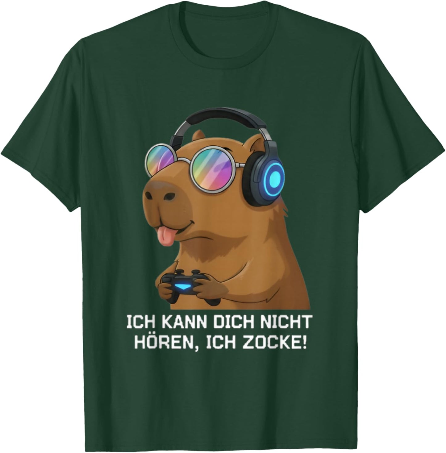 with German Text "Ich kann Dich Nicht hören" [German Language] T-Shirt - T-Shirt | Forest