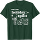 Christmas Full of Holiday Spirit Cocktail Club Women Men T-Shirt - T-Shirt | Forest