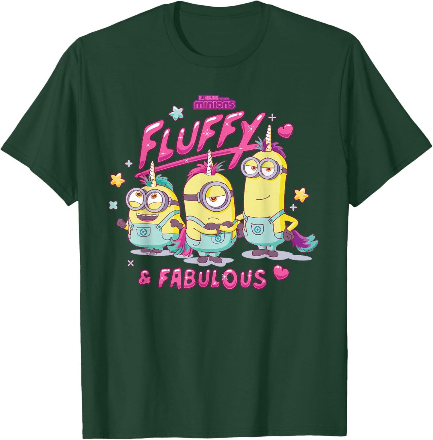 Minions Fluffy & Fabulous T-Shirt - T-Shirt | Forest