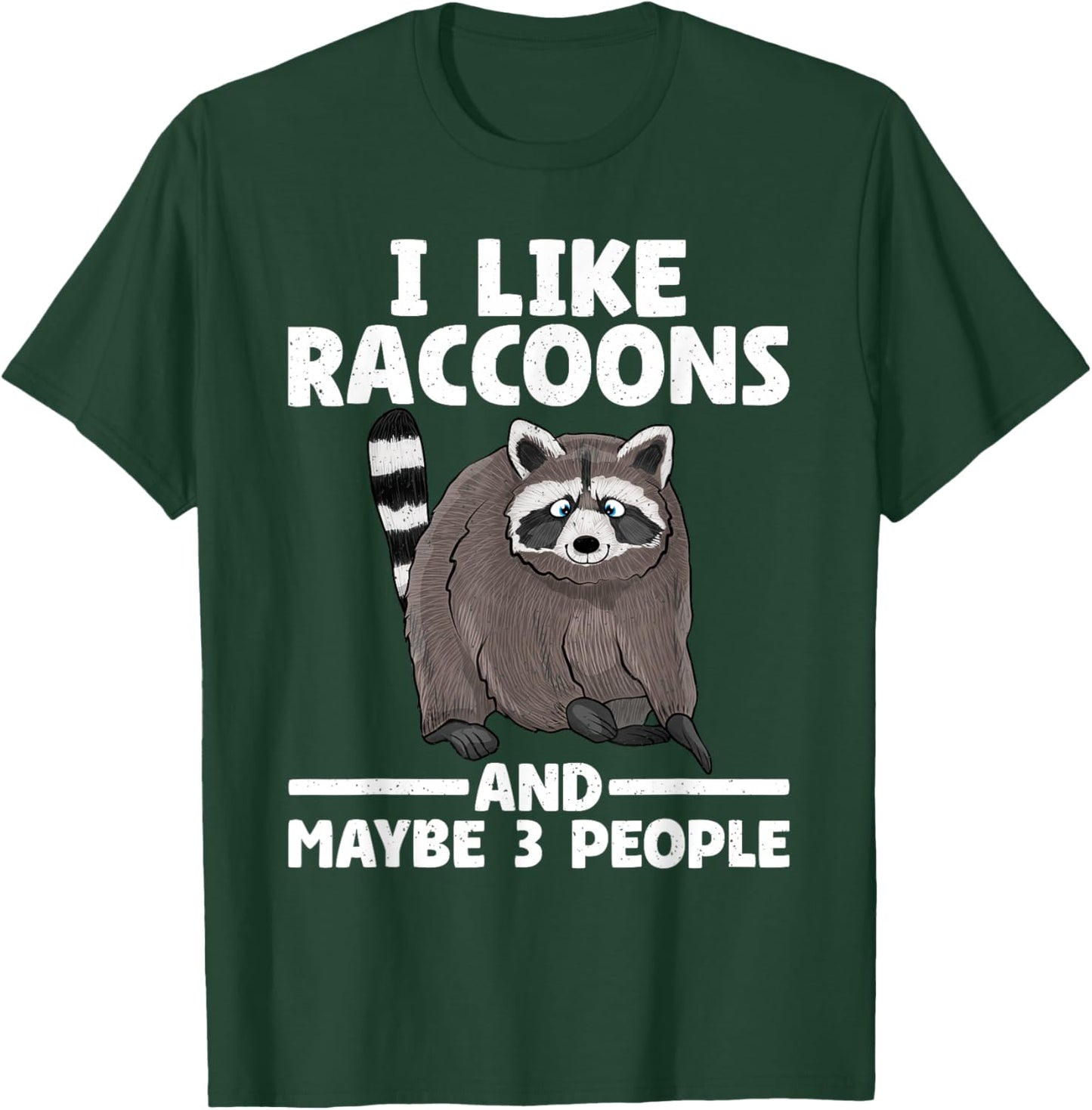 Cool Raccoon Design Women Kids Racoon Raccoon Lover T-Shirt - T-Shirt | Forest