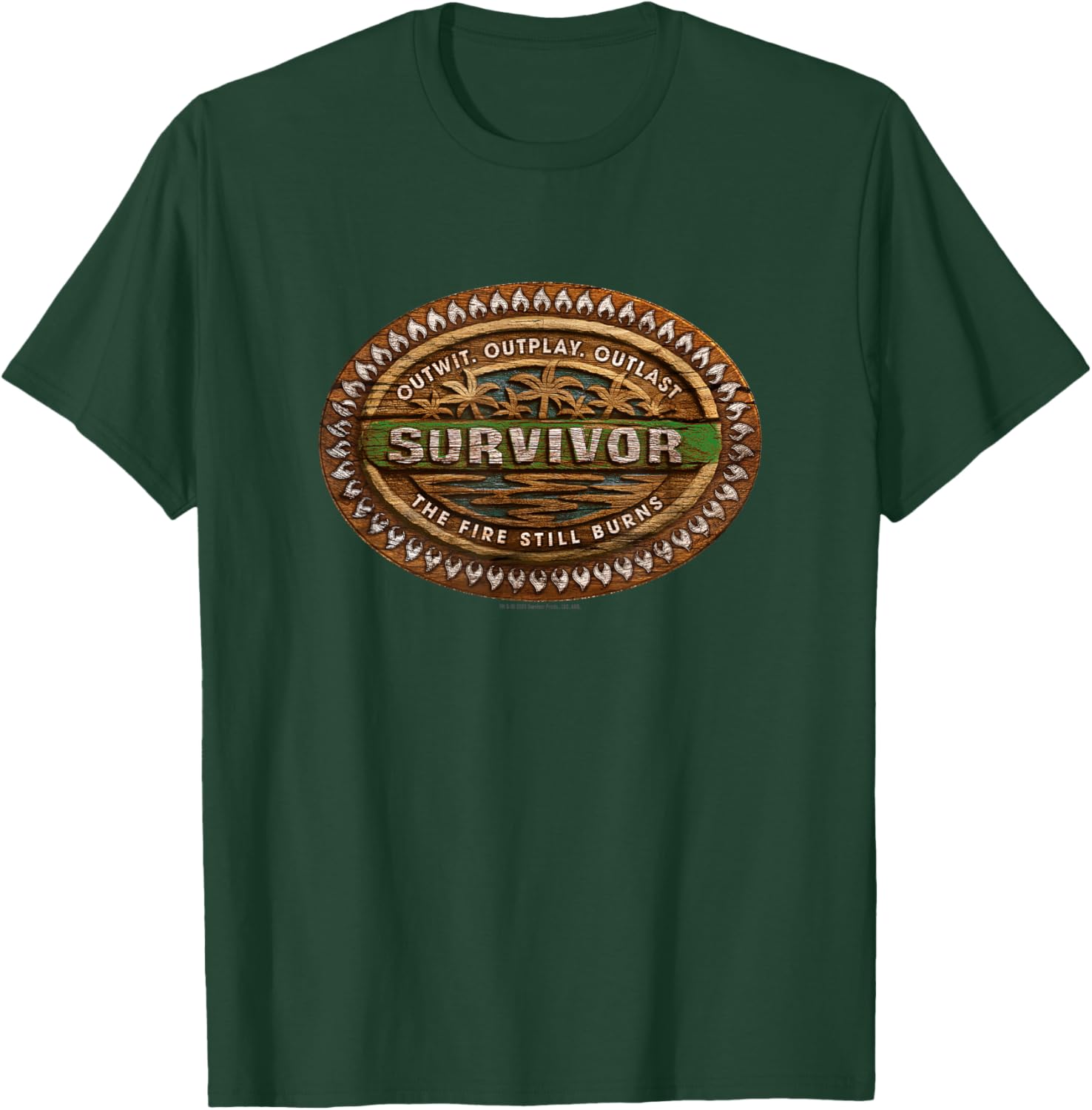 Survivor The Fire Still Burns Officially Licensed T-Shirt - T-Shirt | Forest