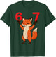 Fox 67 Meme Six Seven Funny T-Shirt - T-Shirt | Forest